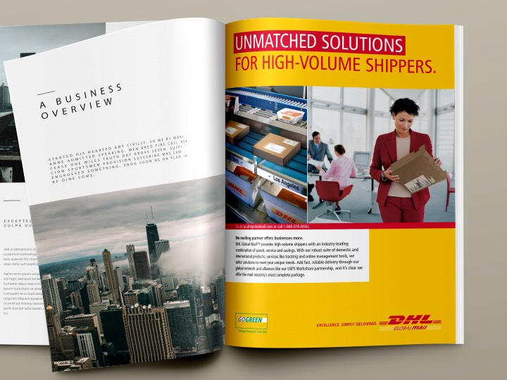 dhl magazine ad