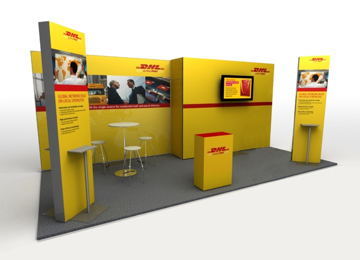 dhl tradeshow booth
