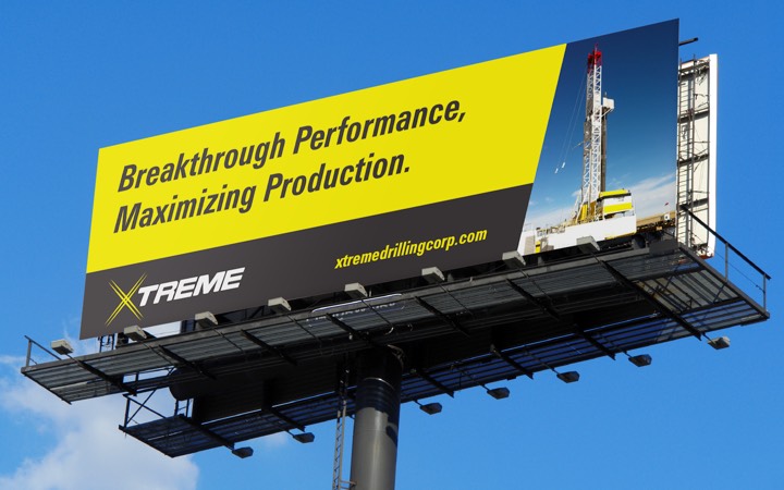 xtreme drilling billboard